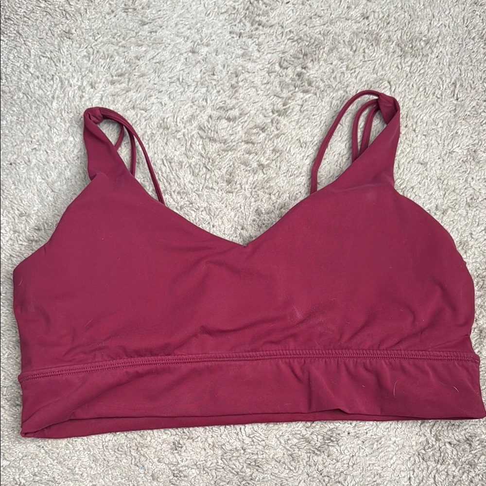 Women's Burgundy Bralette